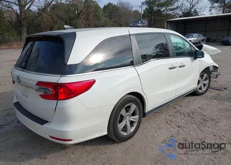 2018 Honda Odyssey Ex-L from USA, damaged, VIN 5FNRL6H75JB055288